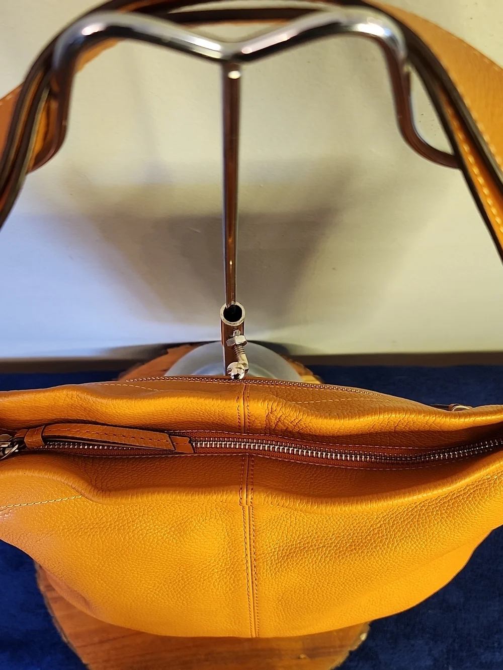 Coach Leather Covertible Duffle Bag In Tangerine NWT $358 Has Some Small Marks
